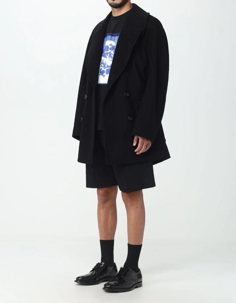 Oversized DoubleBreasted Wool Coat