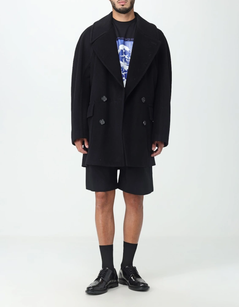 Oversized DoubleBreasted Wool Coat