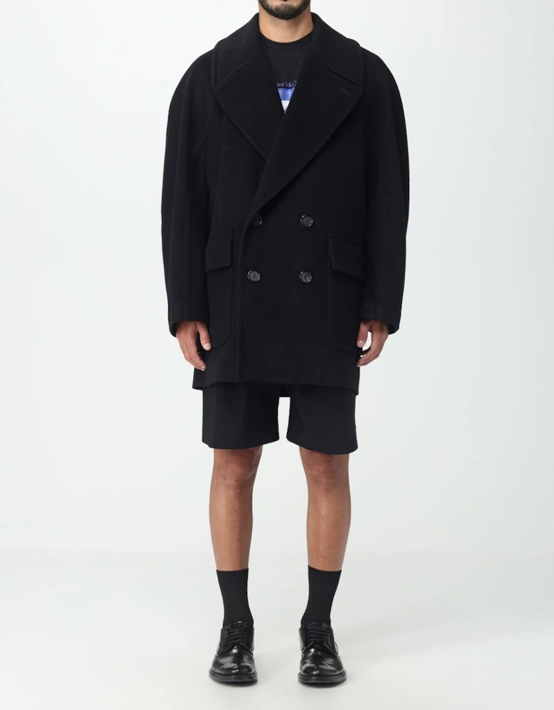 Oversized DoubleBreasted Wool Coat