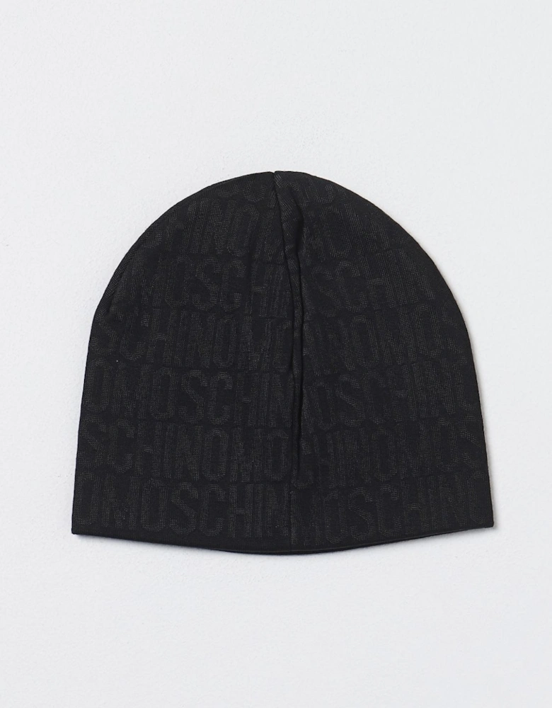 Knit Beanie Hat Subtle Logo