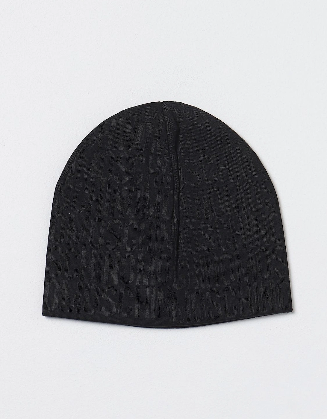 Knit Beanie Hat Subtle Logo