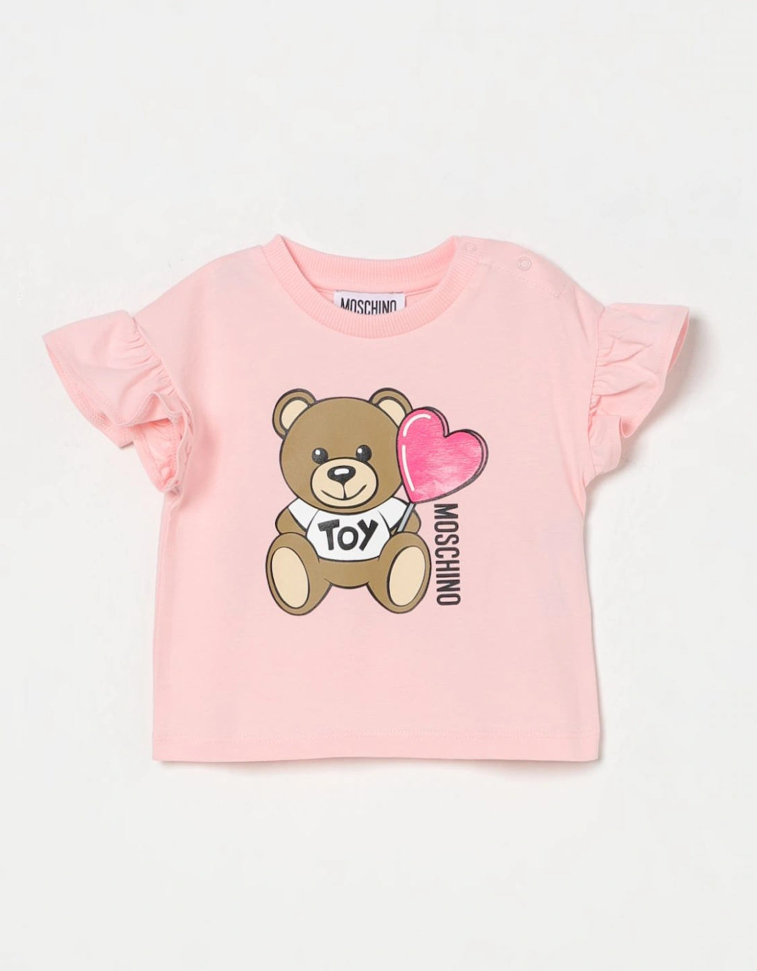 Teddy Bear Graphic Tee Ruffle Sleeves, 3 of 2