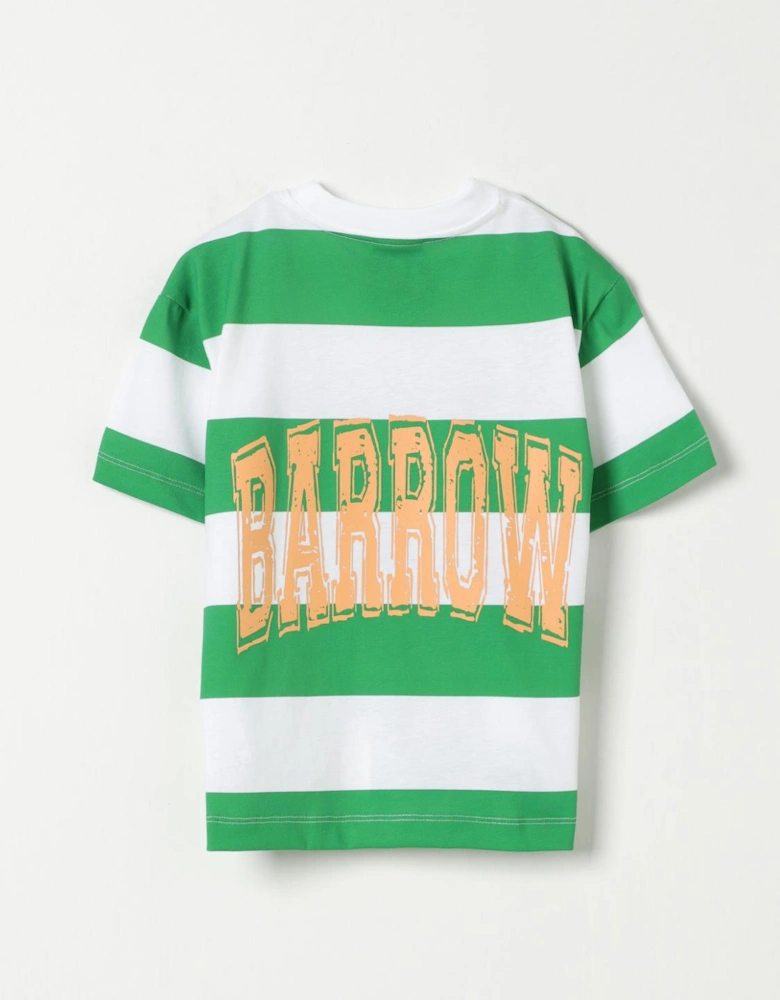 Kids Striped TShirt Smiley Face