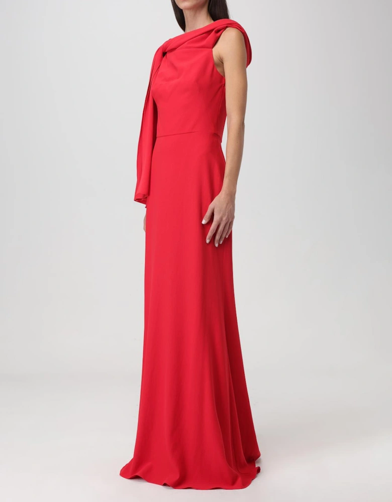 OneSleeve Crepe Evening Gown
