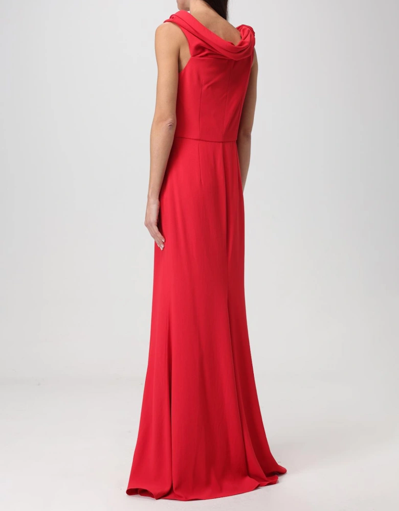 OneSleeve Crepe Evening Gown