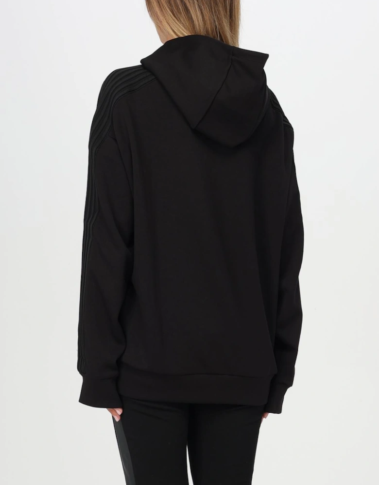 Pleated Sleeve Hoodie