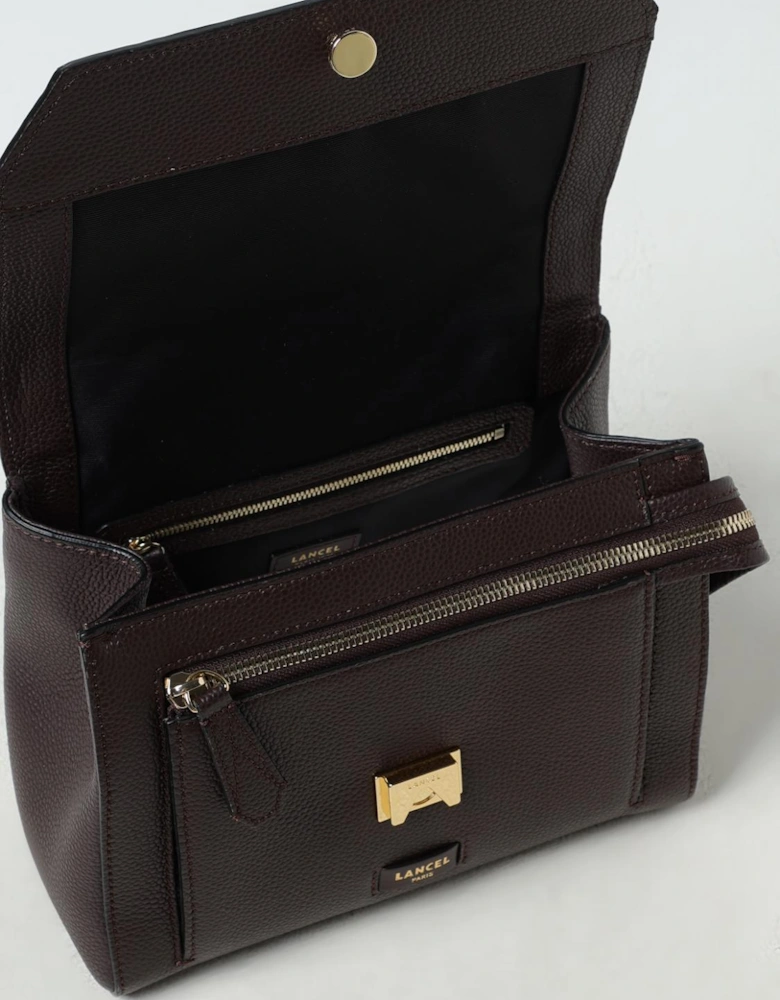 Leather Top Handle Handbag