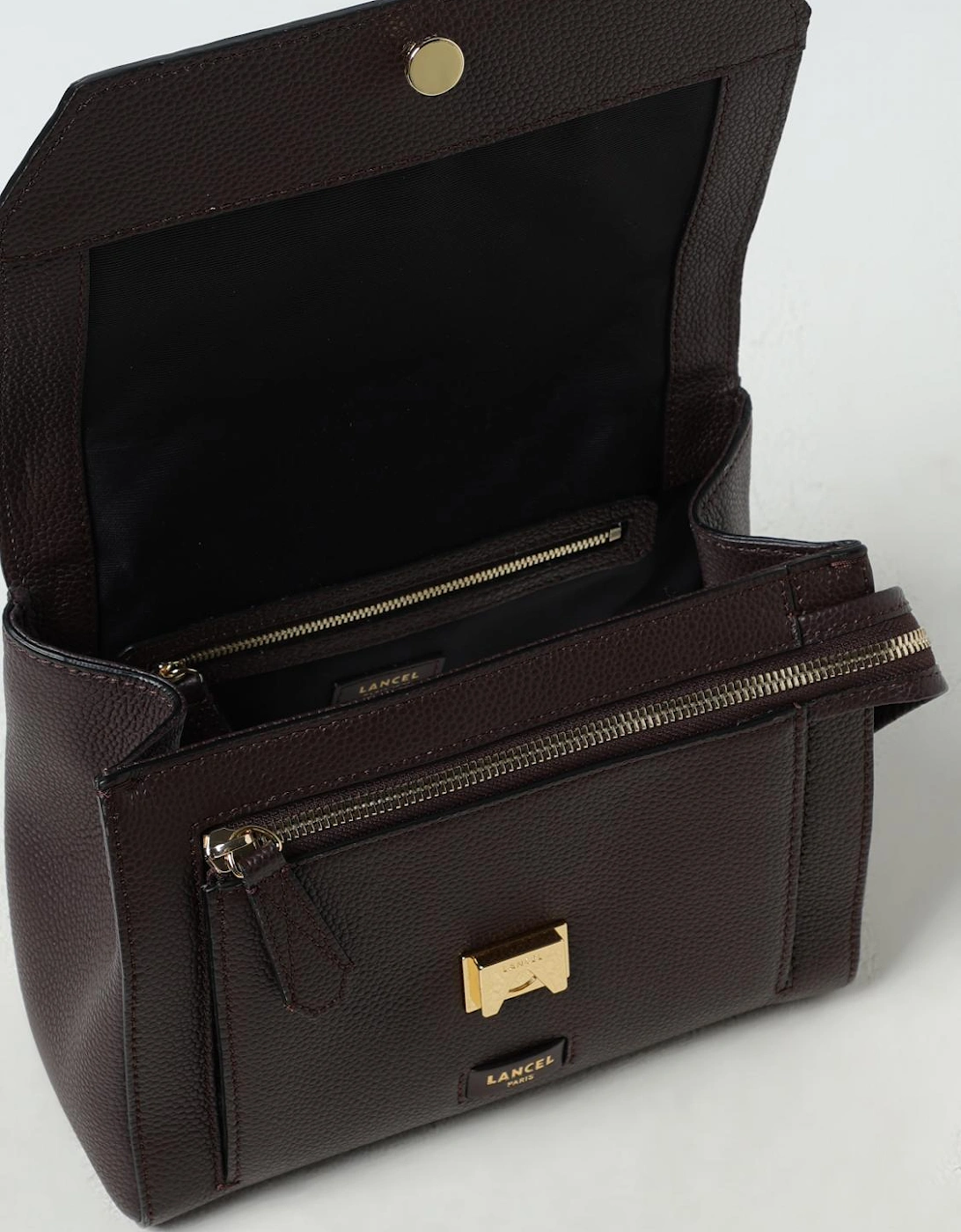 Leather Top Handle Handbag