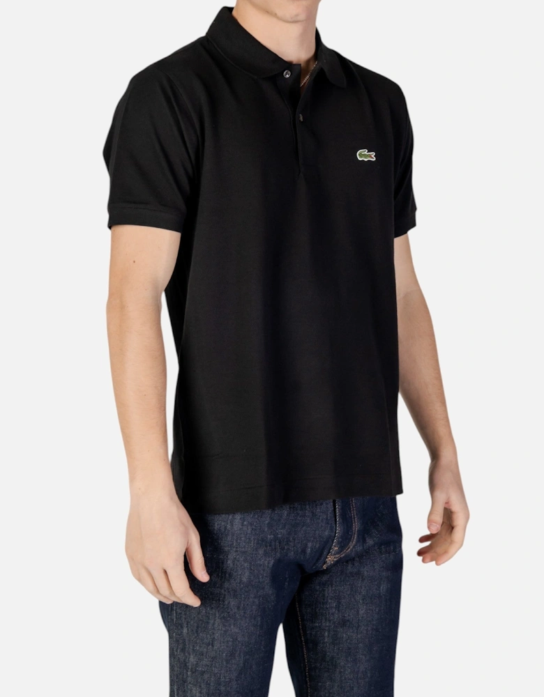 Short Sleeve Polo Shirt with Button Fastening
