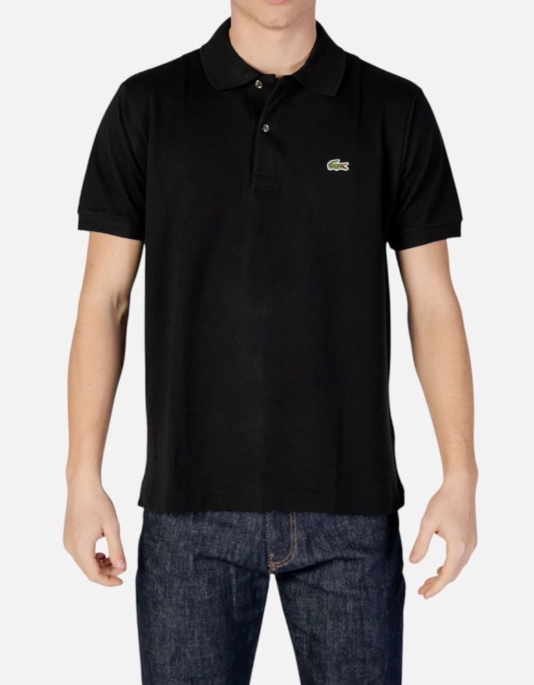 Short Sleeve Polo Shirt with Button Fastening