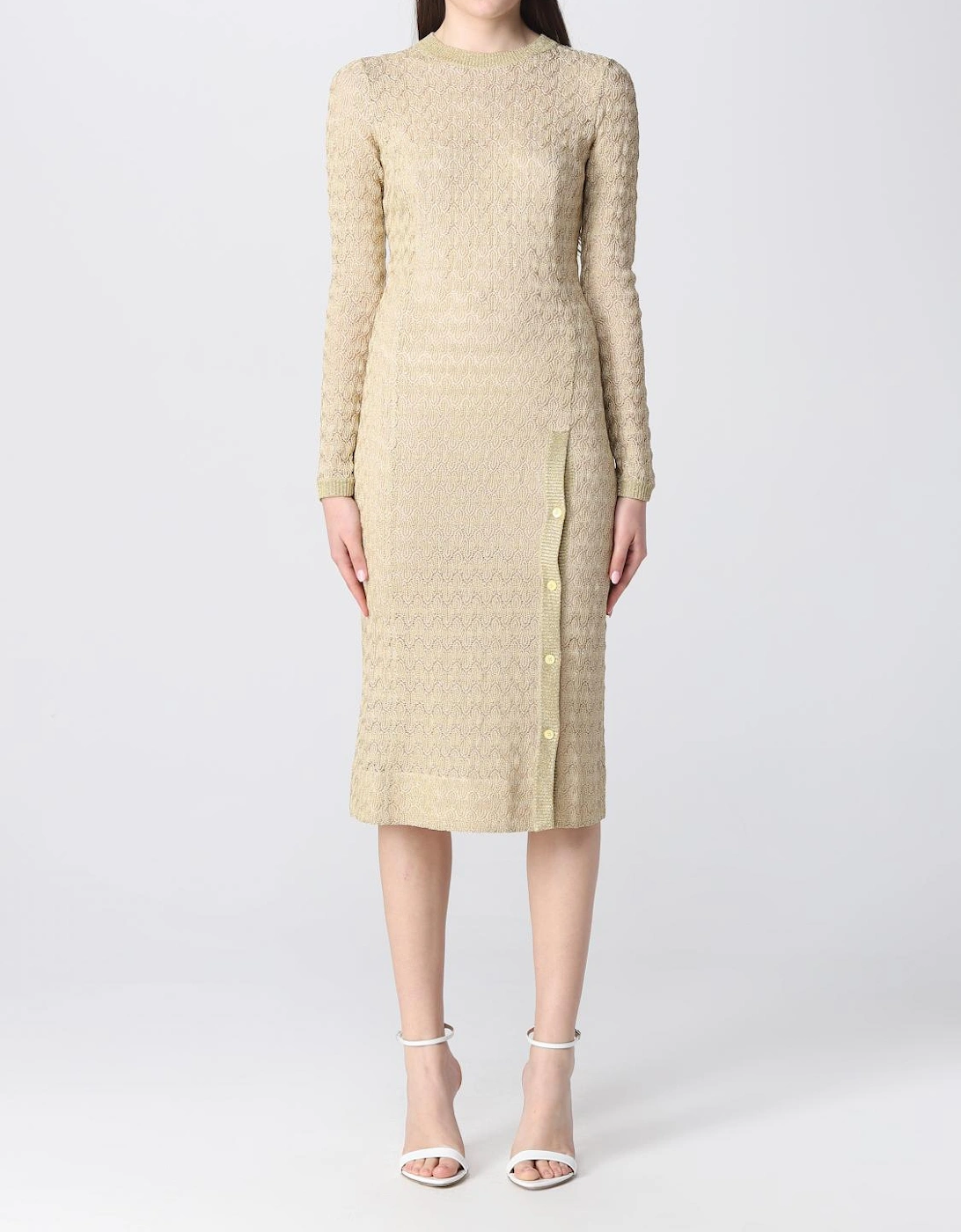 Metallic Knit Midi Dress, 5 of 4
