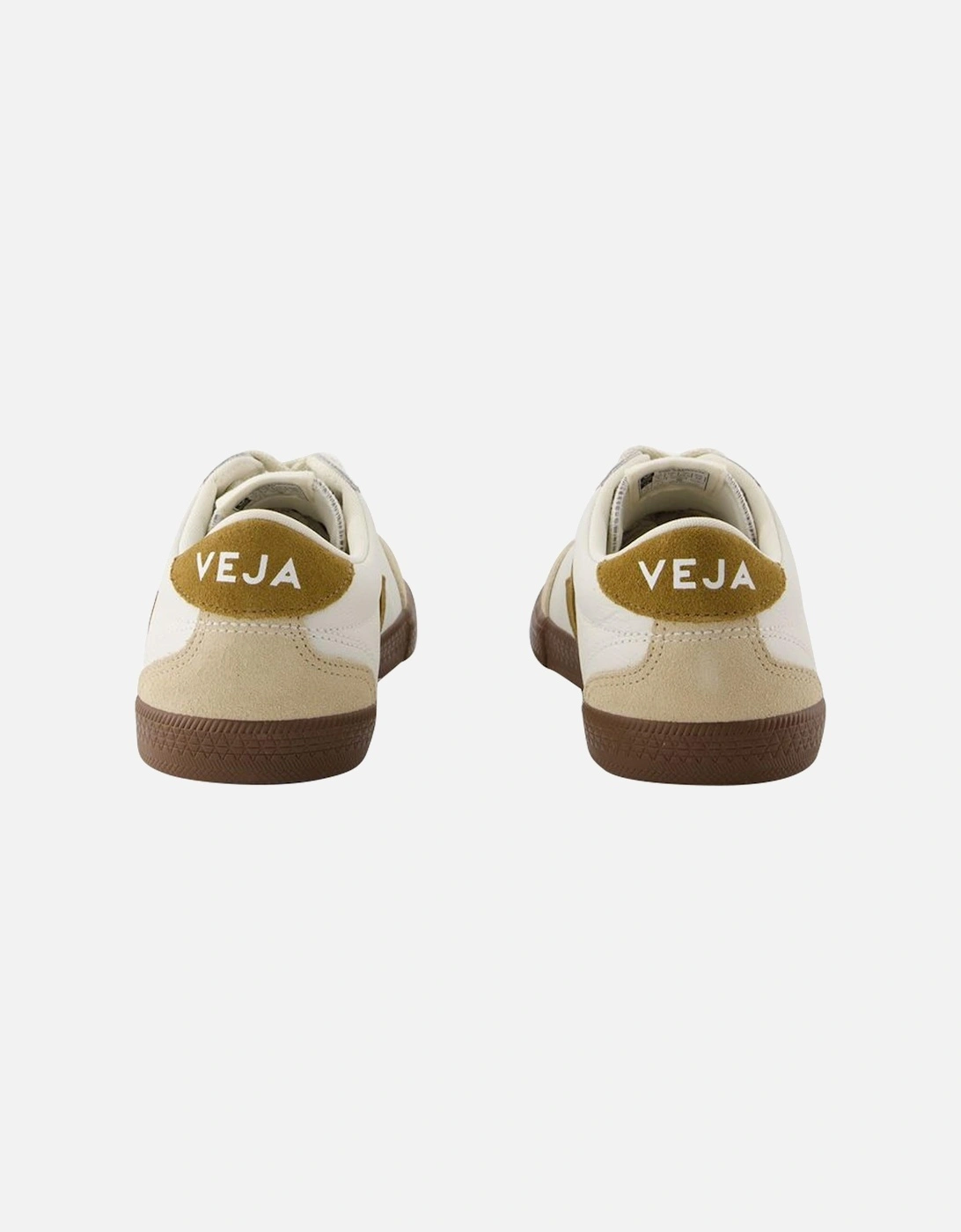 Leather Volley Sneakers - White