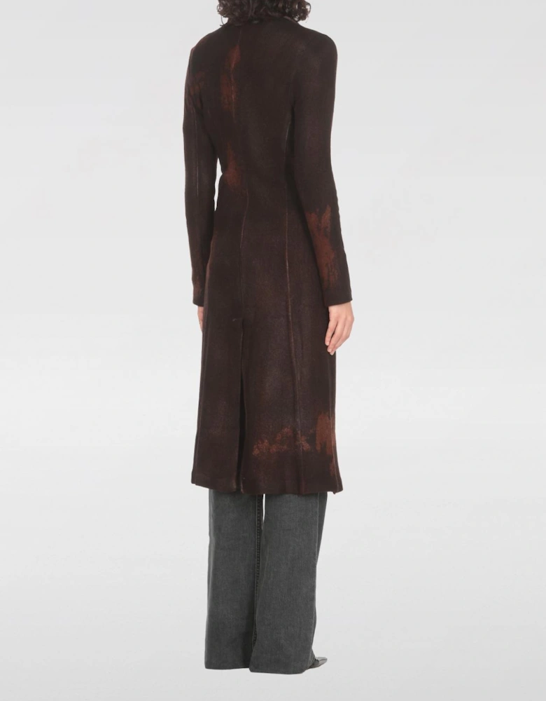 Long TieDye Coat Relaxed Fit