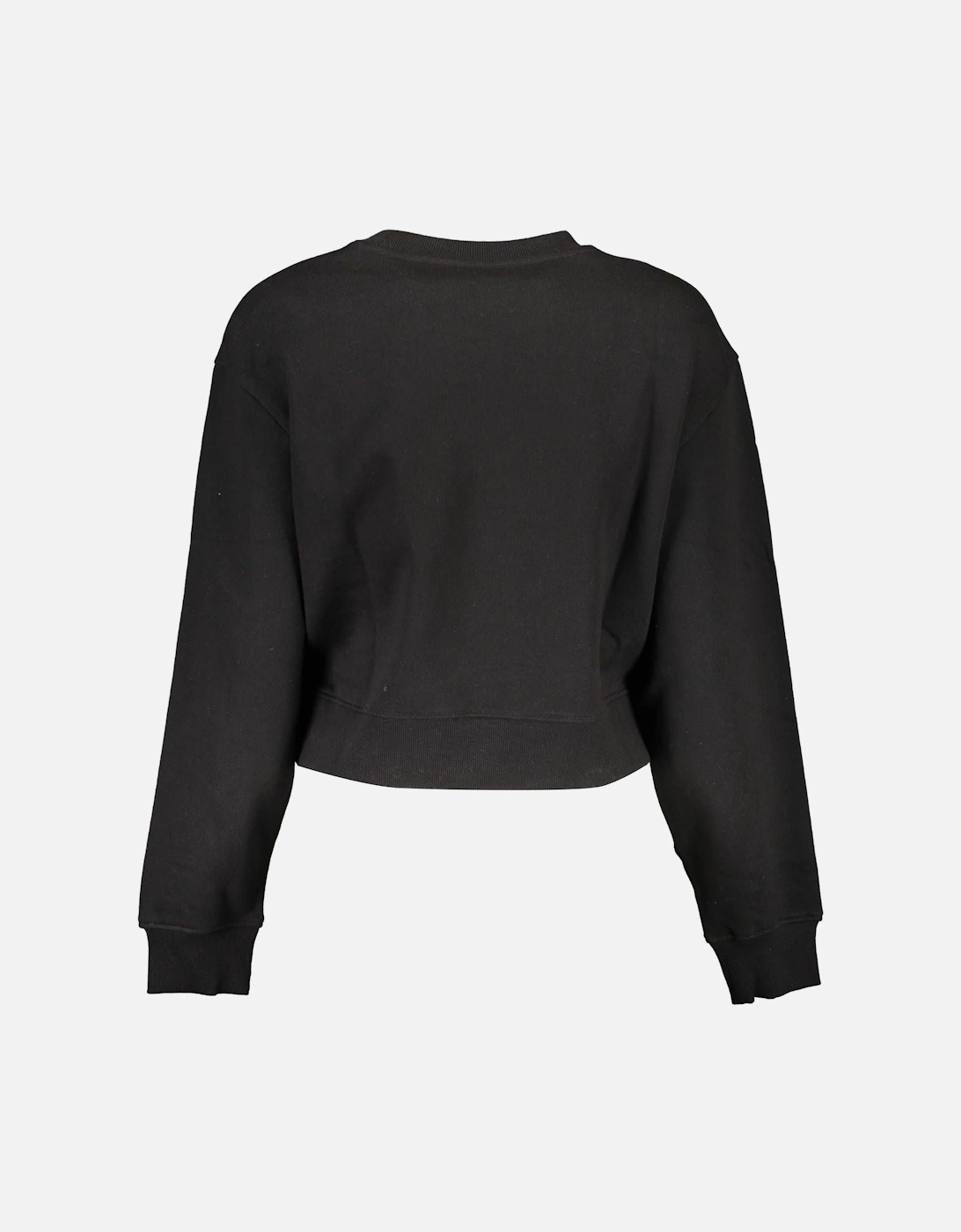 Women's Cropped Logo Sweatshirt - Black