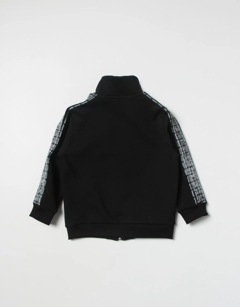 Kids ZipUp Jacket with Sleeve Stripes