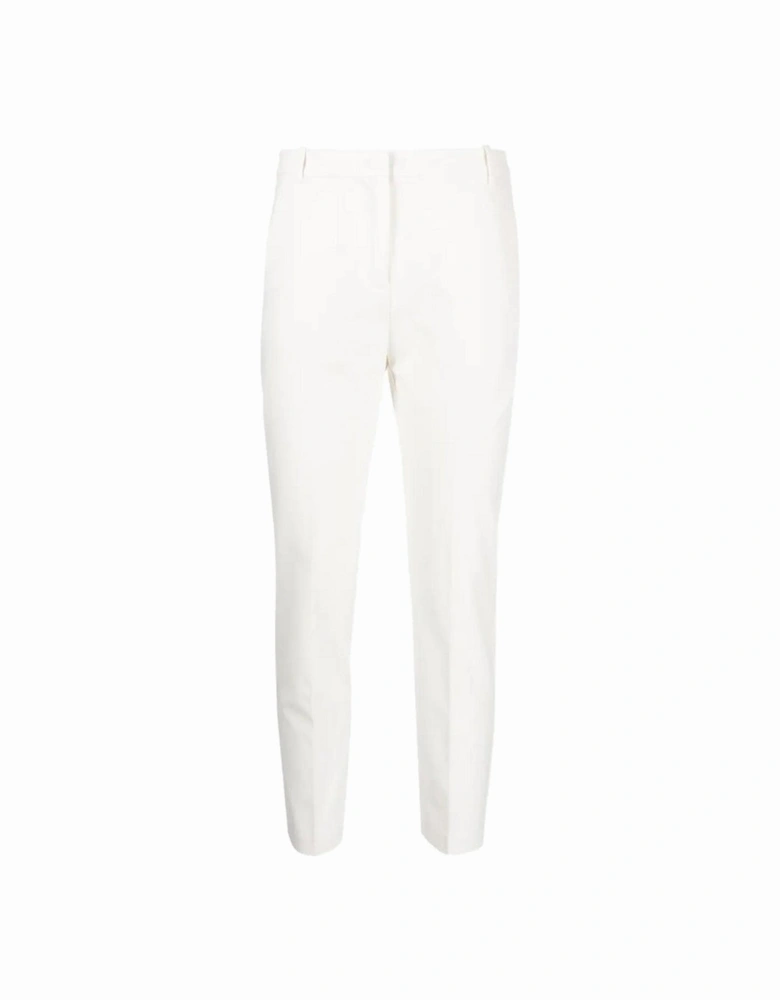 Plain Zip and Button Trousers
