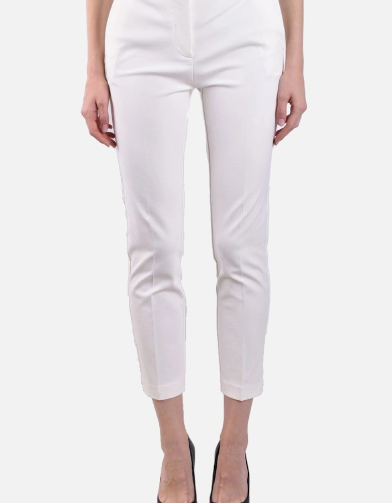 Plain Zip and Button Trousers