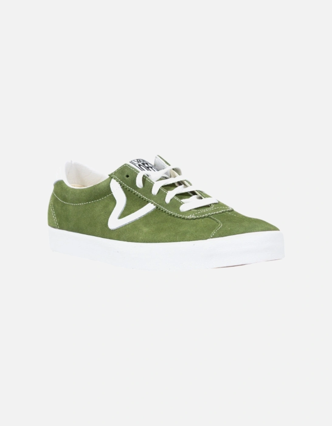 Suede Print Lace-Up Sneakers with Leather Lining