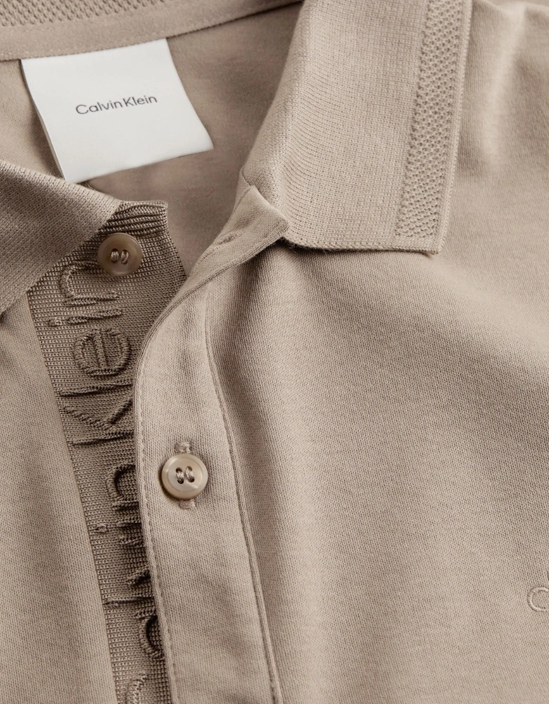 Organic Cotton Short Sleeve Polo Shirt with Button Fastening