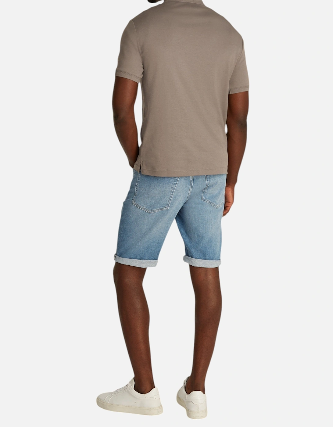 Organic Cotton Short Sleeve Polo Shirt with Button Fastening