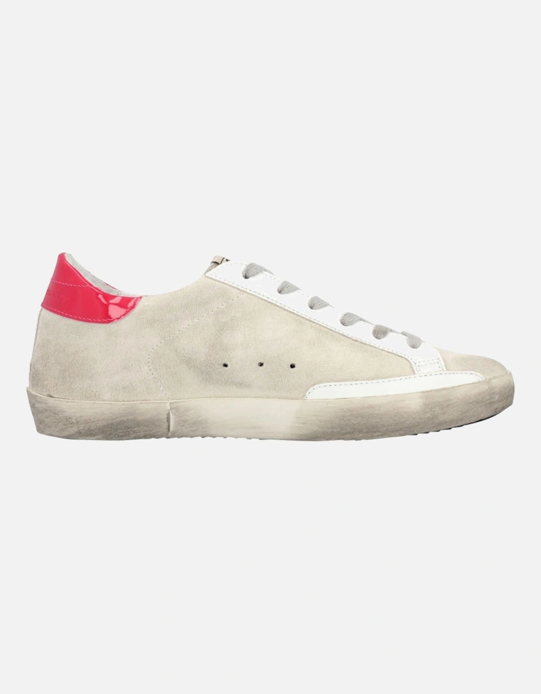 Distressed Lace-Up Sneakers with Signature Star Patch