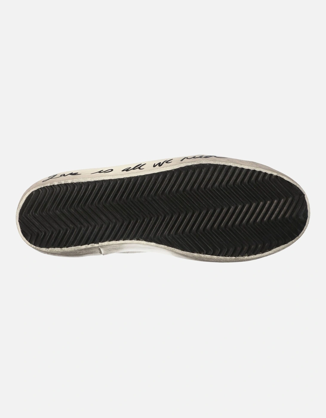 Distressed Lace-Up Sneakers with Signature Star Patch