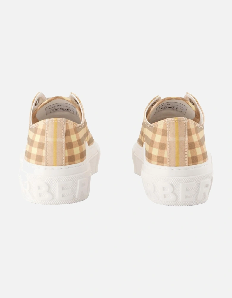 Arthur Check Platform Sneakers