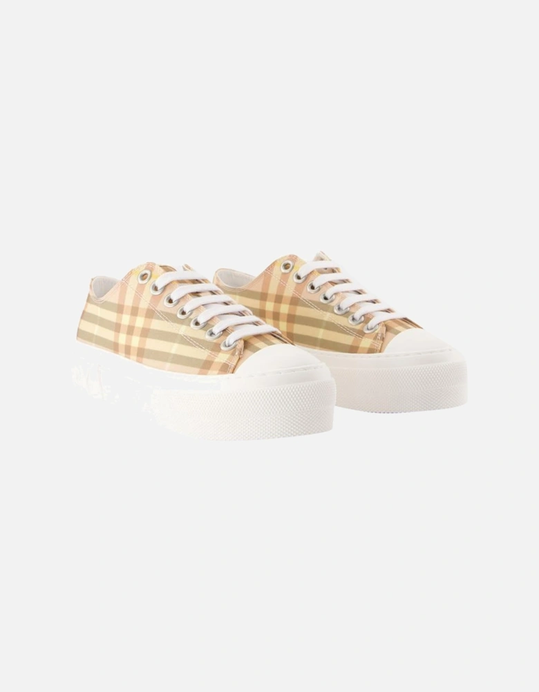 Arthur Check Platform Sneakers