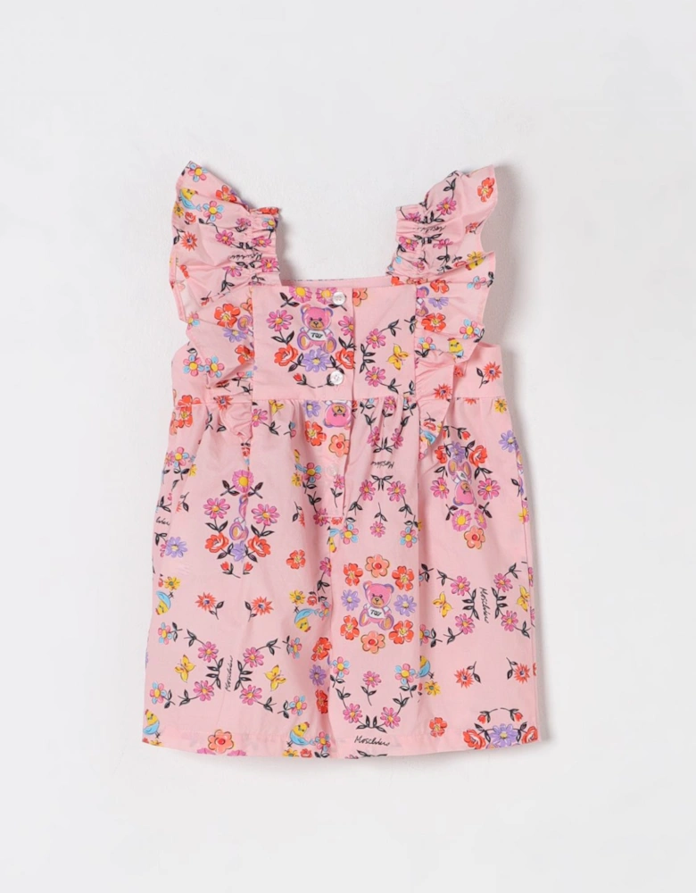 Floral RuffleSleeve Dress