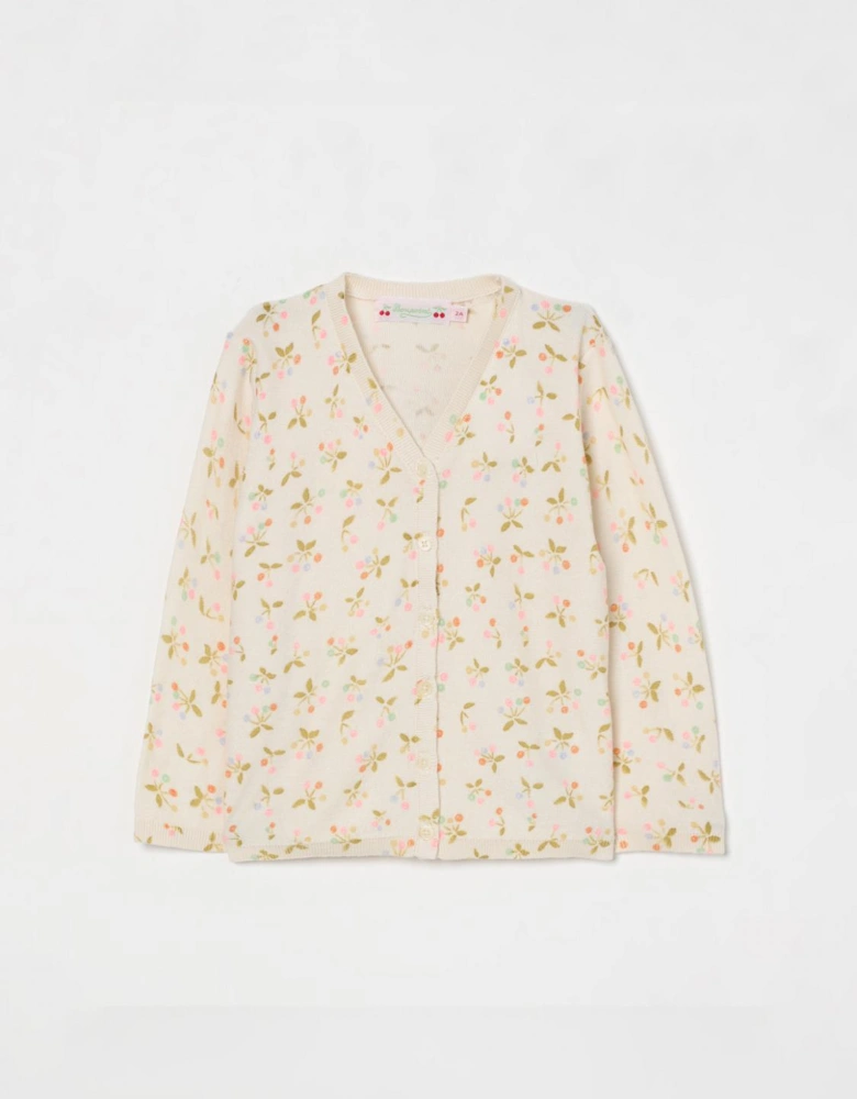 Floral Knit Cardigan