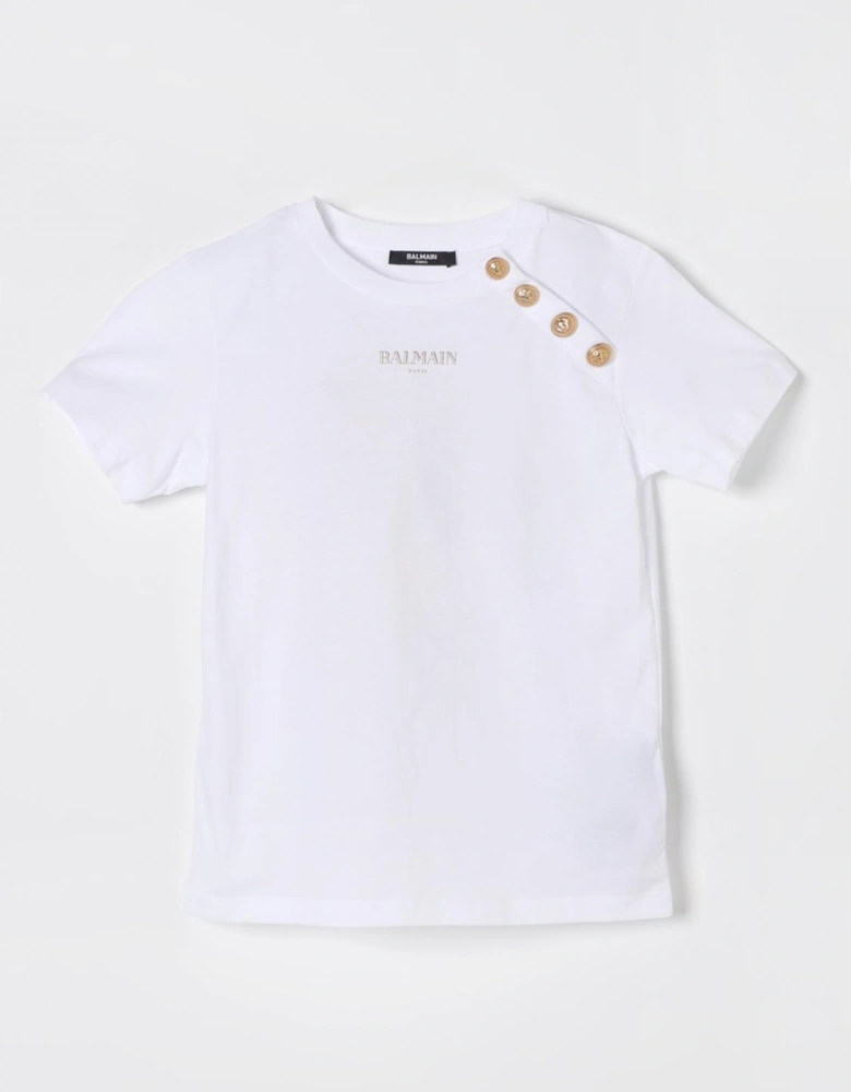 Short Sleeve TShirt with Shoulder Buttons
