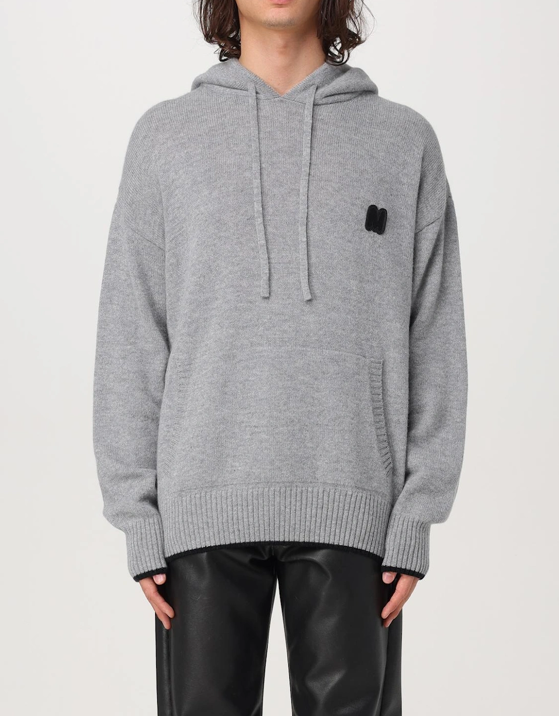 Merino Wool Knit Relaxed Hoodie, 5 of 4