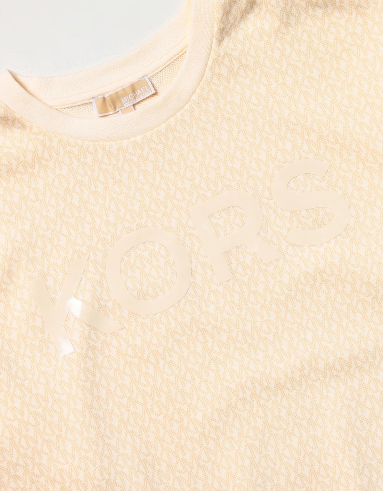 MK Logo Knit Pullover Sweater