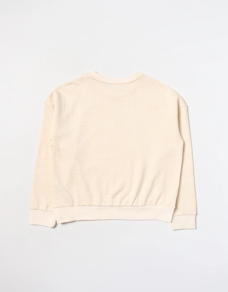 MK Logo Knit Pullover Sweater