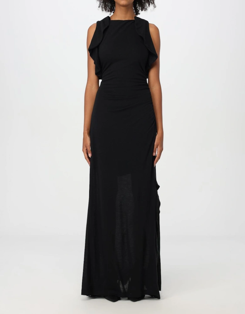 Ruched Maxi Dress Sleeveless