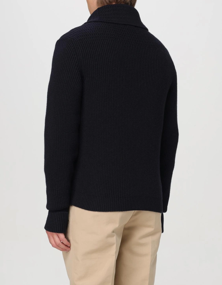 Shawl Collar Wool Cardigan