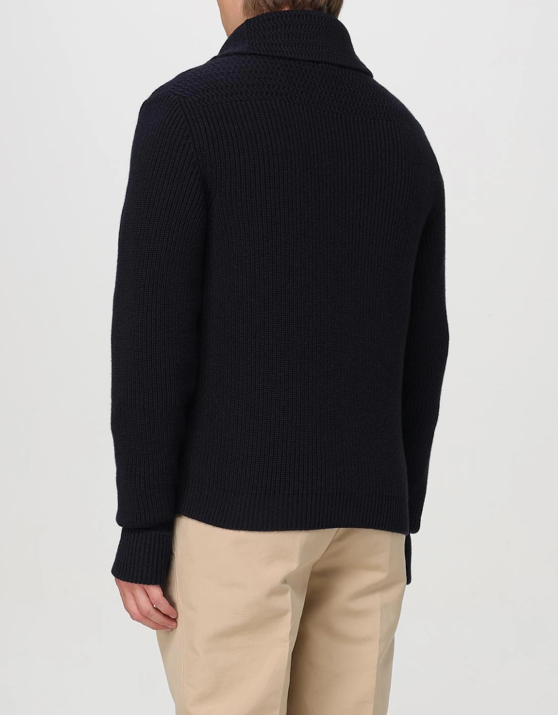 Shawl Collar Wool Cardigan