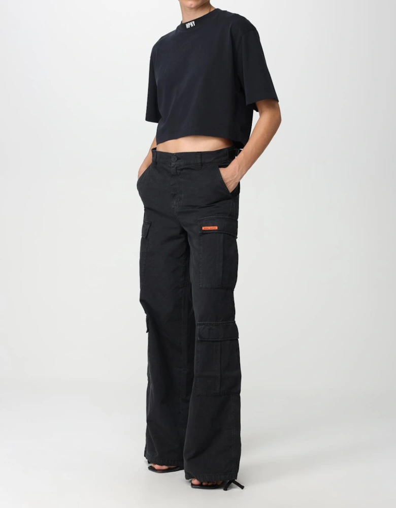 Cropped Boxy Fit Short Sleeve Tee