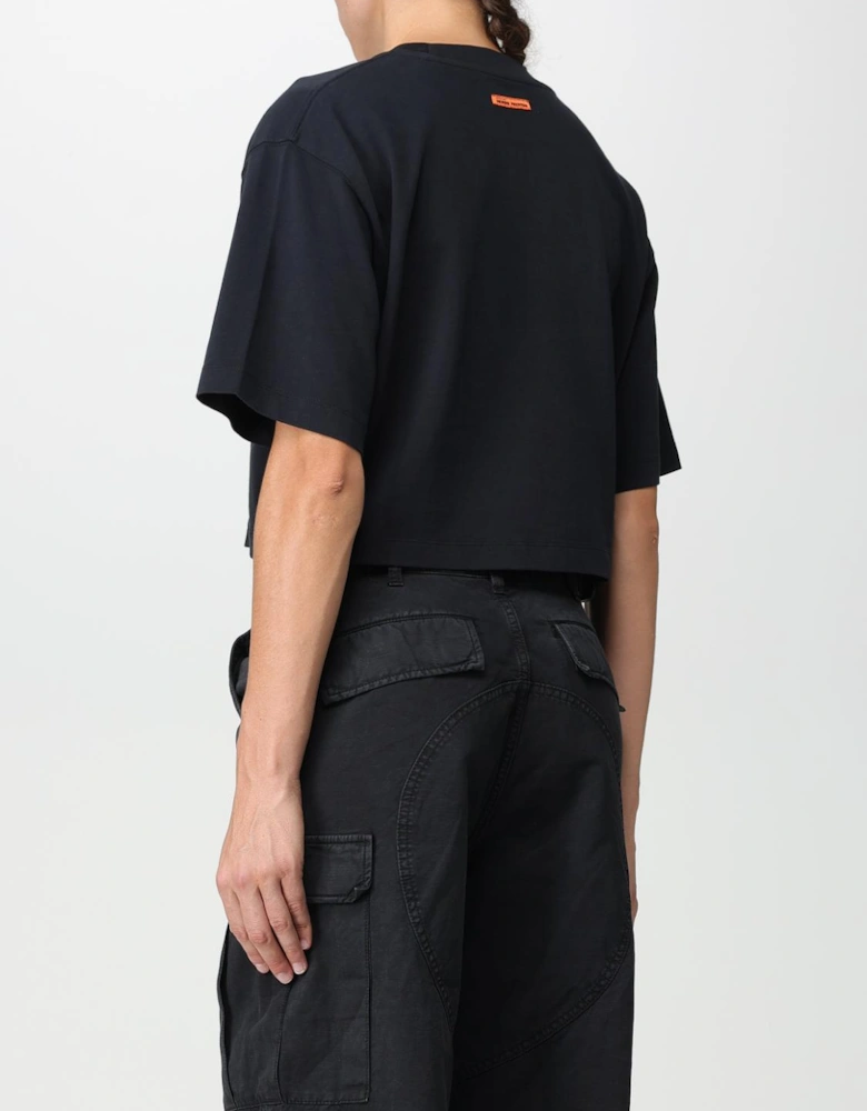 Cropped Boxy Fit Short Sleeve Tee