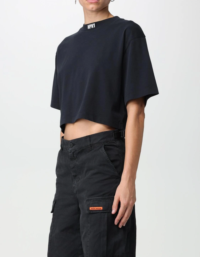 Cropped Boxy Fit Short Sleeve Tee