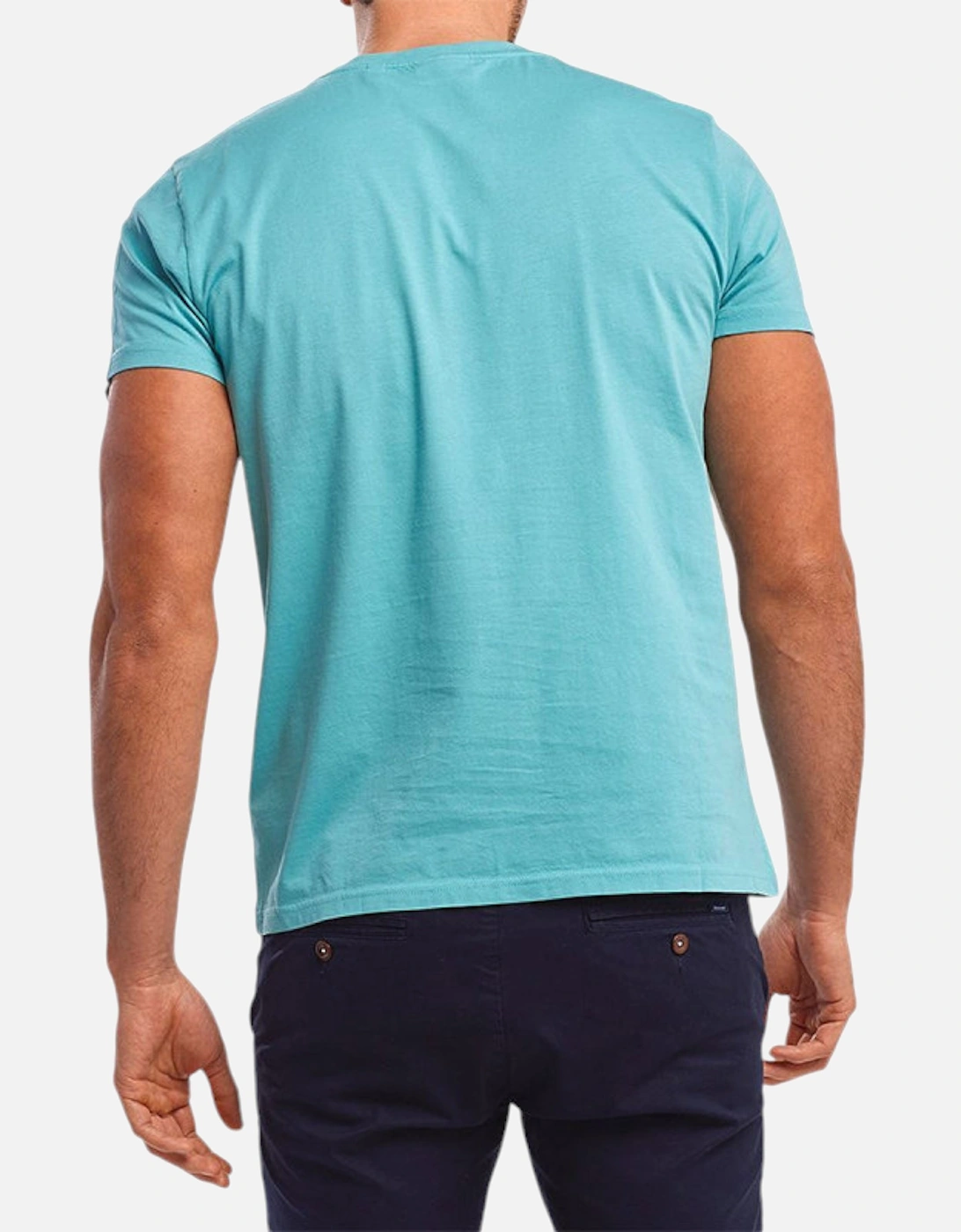 Mens T Shirt Crew Neck Short Sleeve Summer Printed Cotton Tee Casual Top