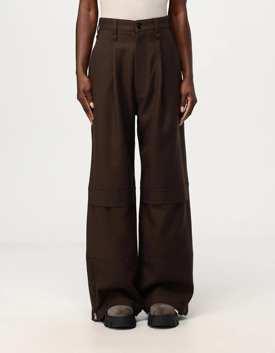 Wide Leg Wool Trousers, 5 of 4