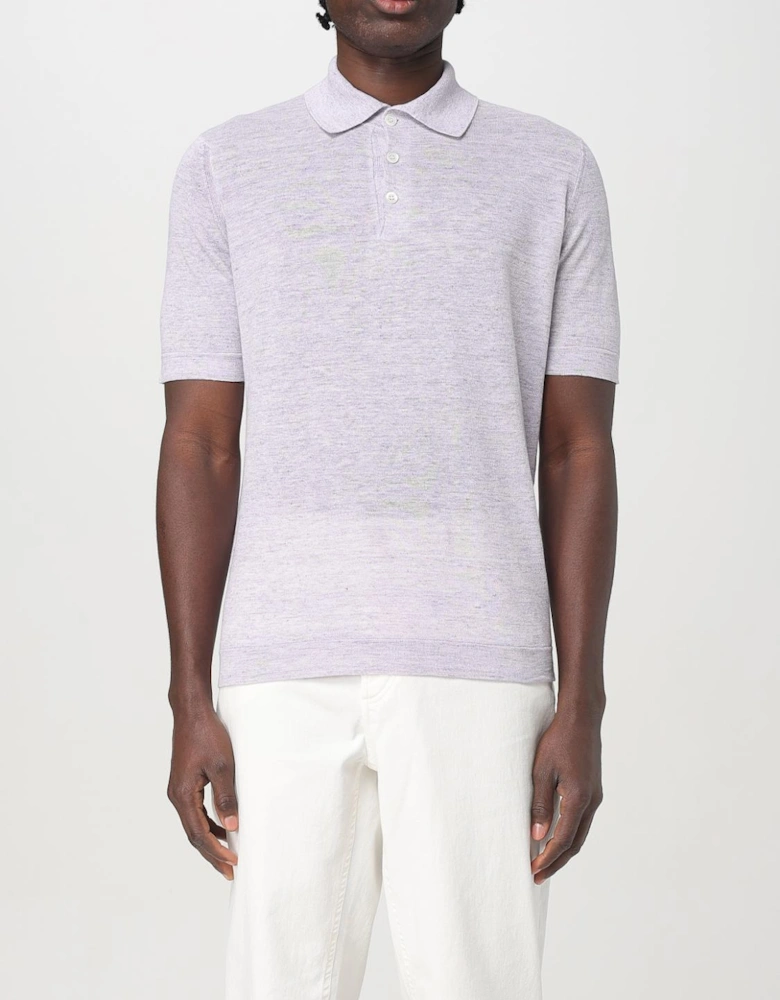 Lightweight Linen Silk Polo Shirt