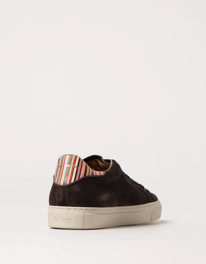 Suede Zebra Stripe Low Top Sneakers
