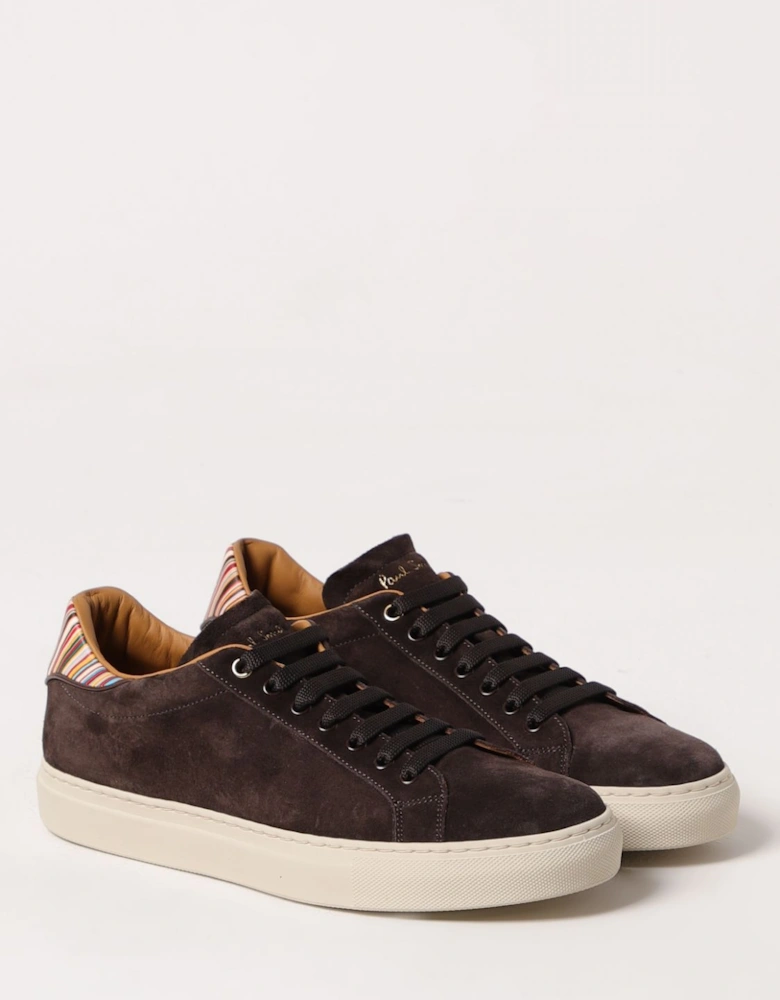 Suede Zebra Stripe Low Top Sneakers
