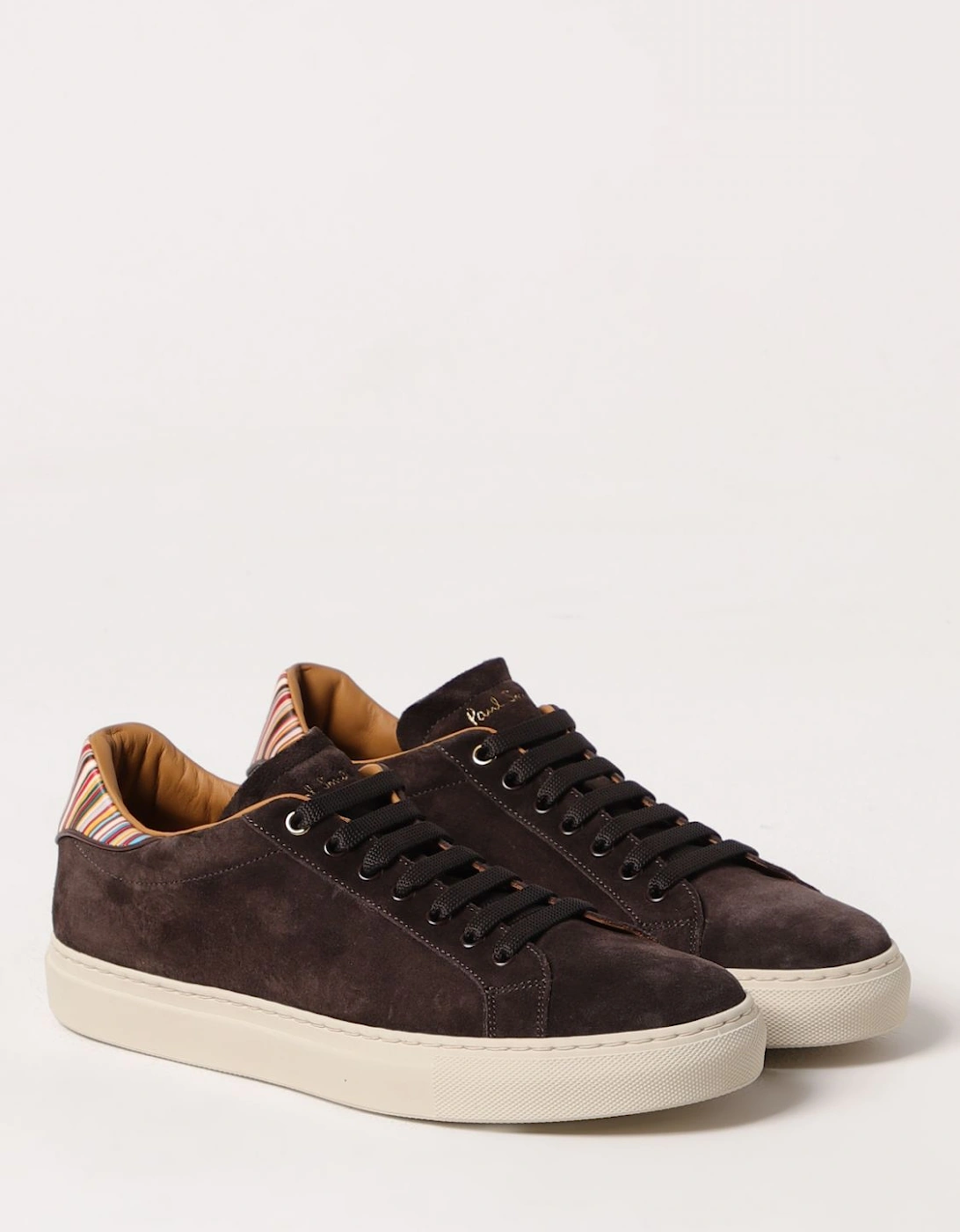 Suede Zebra Stripe Low Top Sneakers