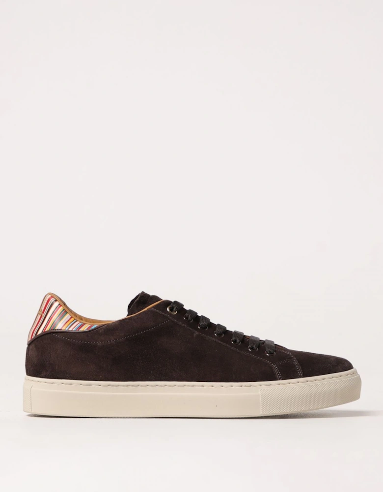 Suede Zebra Stripe Low Top Sneakers