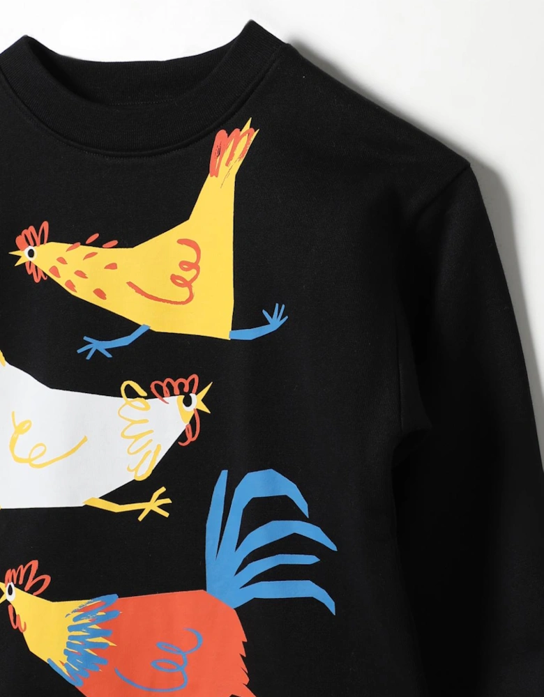 Kids Chicken Graphic Sweater
