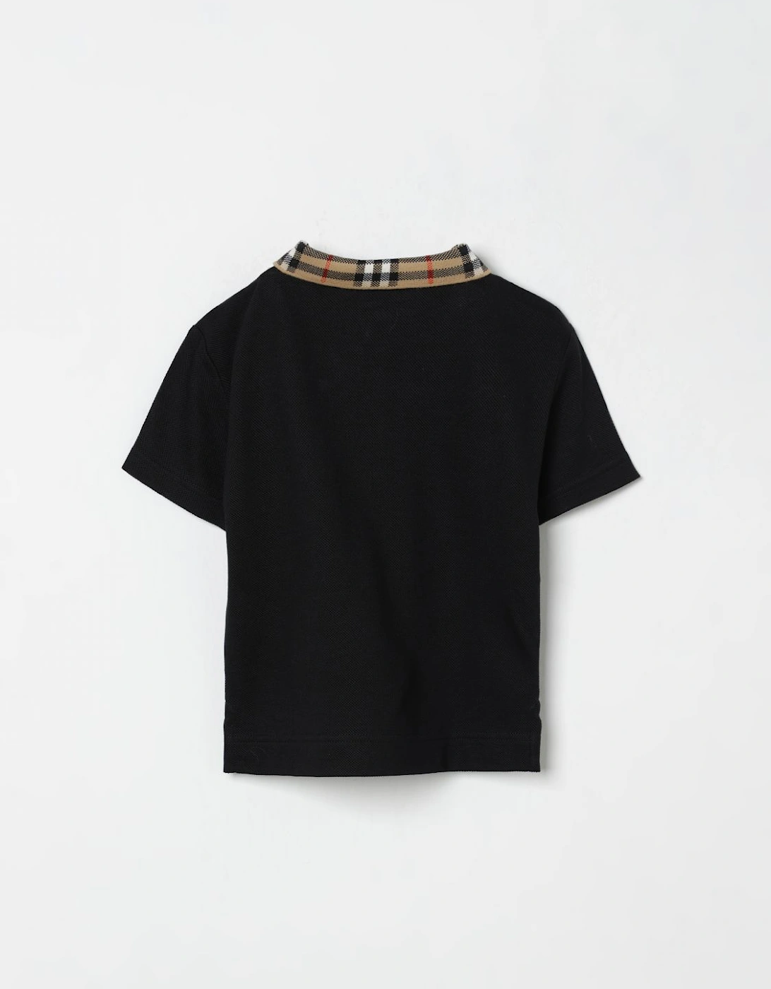 Kids Polo Shirt Checked Collar