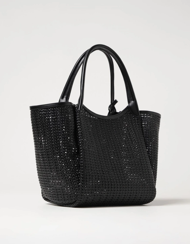 Woven Leather Tote Bag